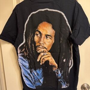Bob Marley Charcoal Gray Men's T-Shirt